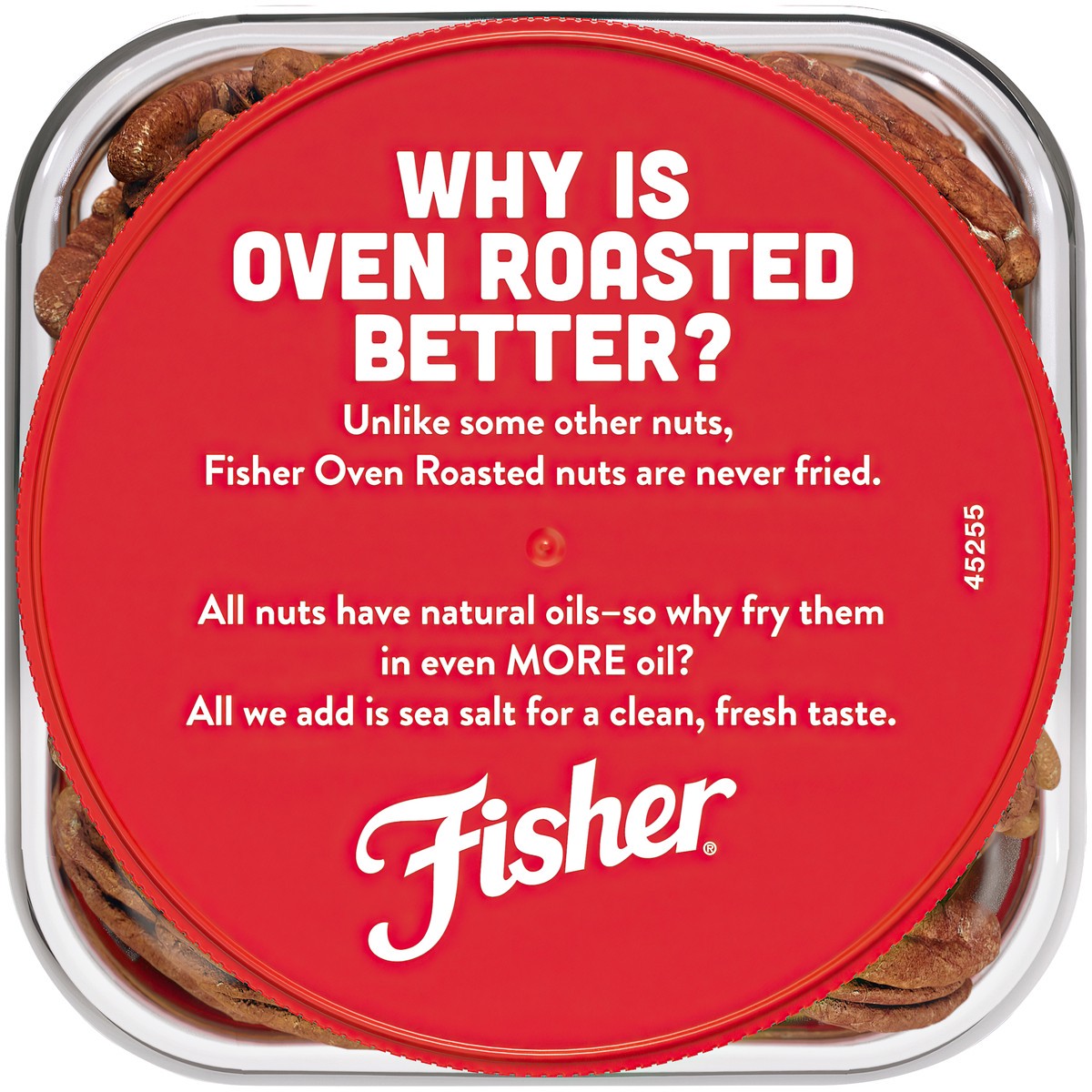 slide 2 of 14, Fisher Oven Roasted Never Fried Mammoth Pecans with Sea Salt 6-17 oz. Jars, 102 oz