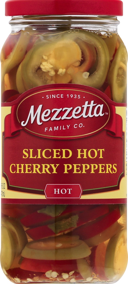 slide 9 of 10, Mezzetta Deli-Sliced Hot Cherry Peppers, 16 oz