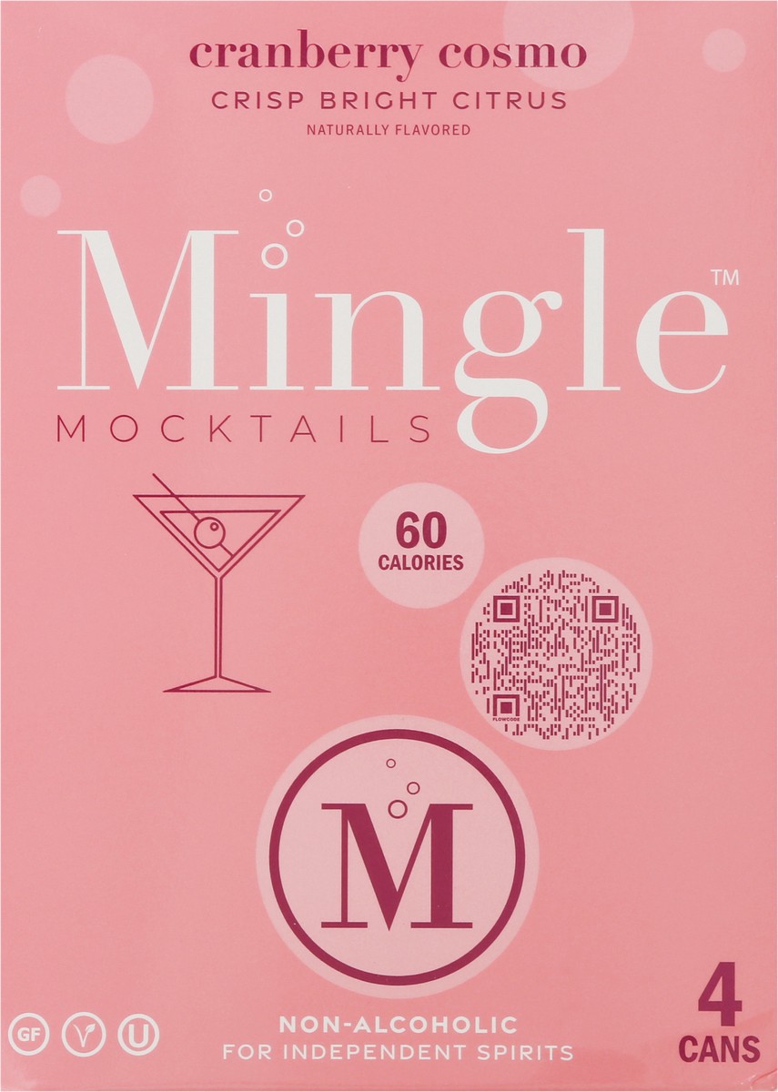 slide 9 of 9, Mingle Cranberry Cosmo Mocktails Can 4 ea, 1 ct