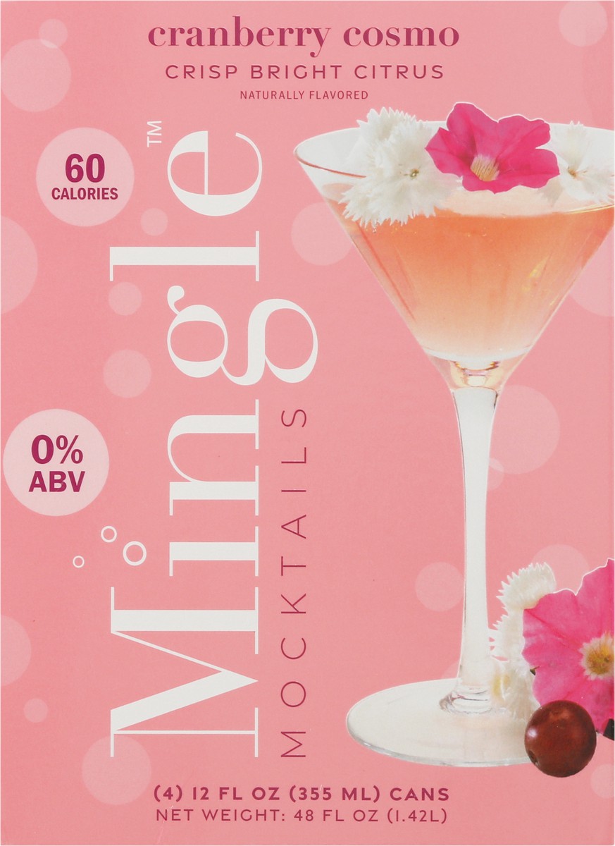 slide 2 of 9, Mingle Cranberry Cosmo Mocktails Can 4 ea, 1 ct