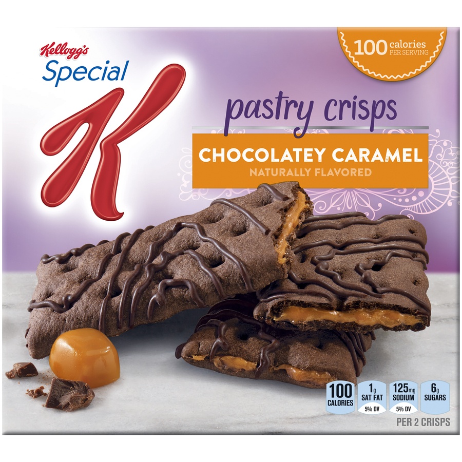 slide 1 of 1, Kellogg's Special K Chocolatey Caramel Pastry Crisps, 4.4 oz