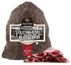 Boar's Head Cap-Off Top Round Pastrami