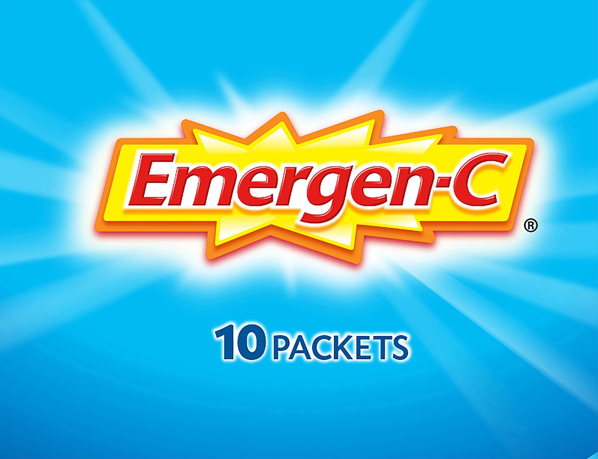 slide 4 of 7, Emergen-C Immune Plus 10 Pack 1000 mg Raspberry Vitamin C + Vitamin D & Zinc 10 ea, 10 ct