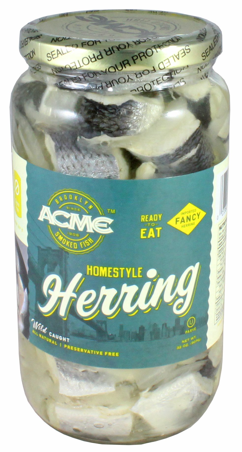 slide 1 of 1, Acme Herring Homestyle Fresh - 32 Oz, 1 ct