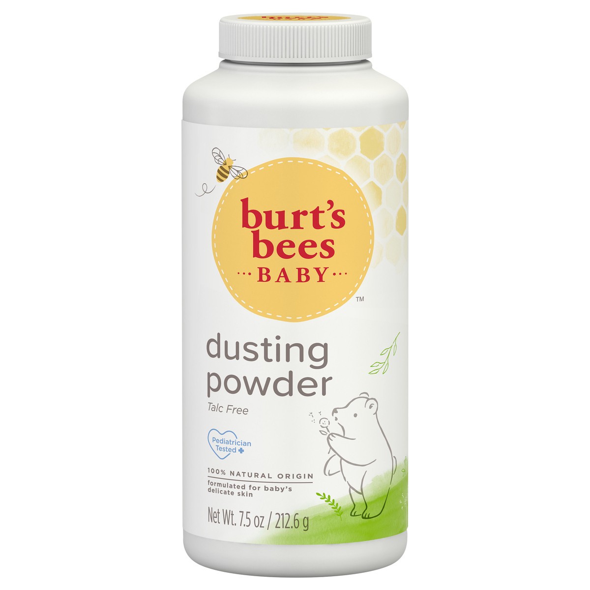 slide 1 of 22, Burt's Bees Baby Bee Dusting Powder, 7.5 Ounces, 7.5 oz