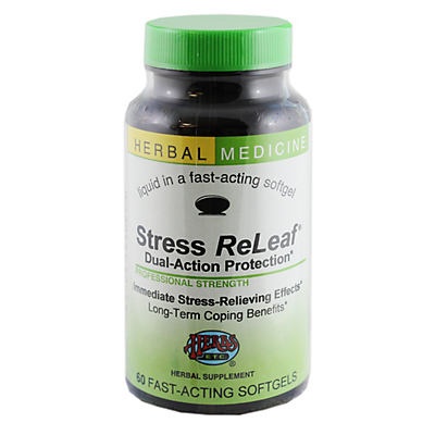 slide 1 of 1, Herbs, Etc. Stress Releaf Softgels, 60 ct