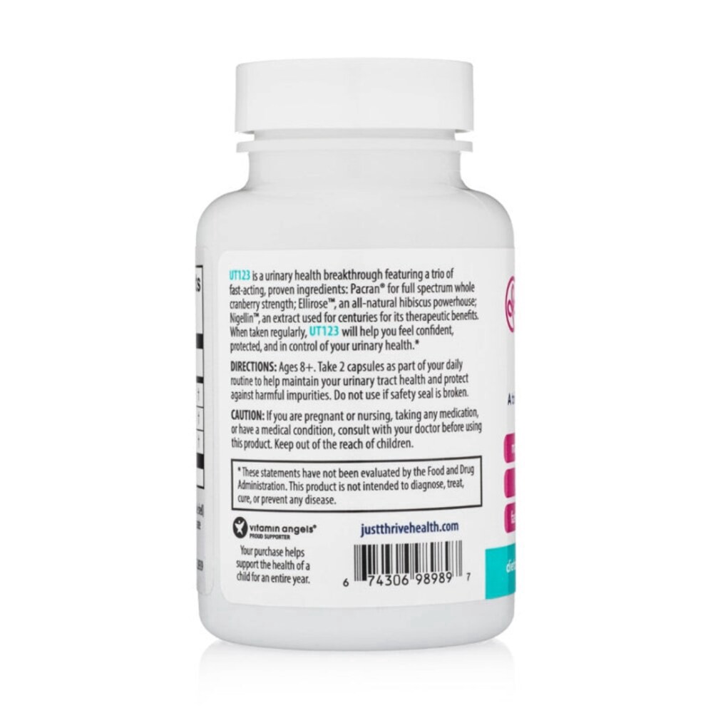 slide 2 of 3, Just Thrive Ut123 Capsules, 60 ct