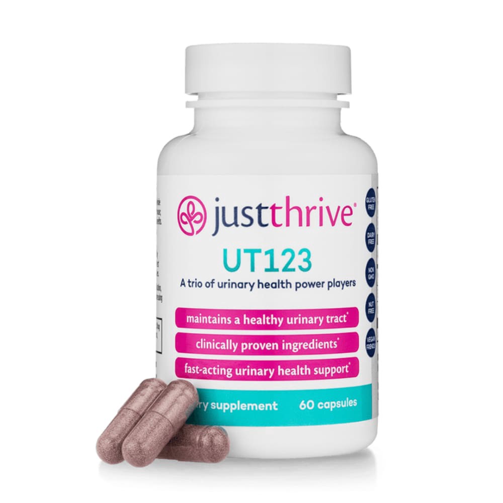 slide 3 of 3, Just Thrive Ut123 Capsules, 60 ct