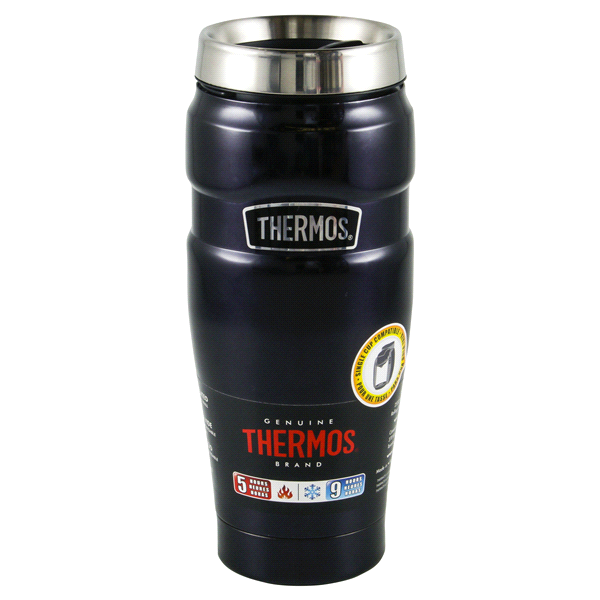 slide 1 of 1, Thermos Stainless King Travel Tumbler - Navy, 16 oz