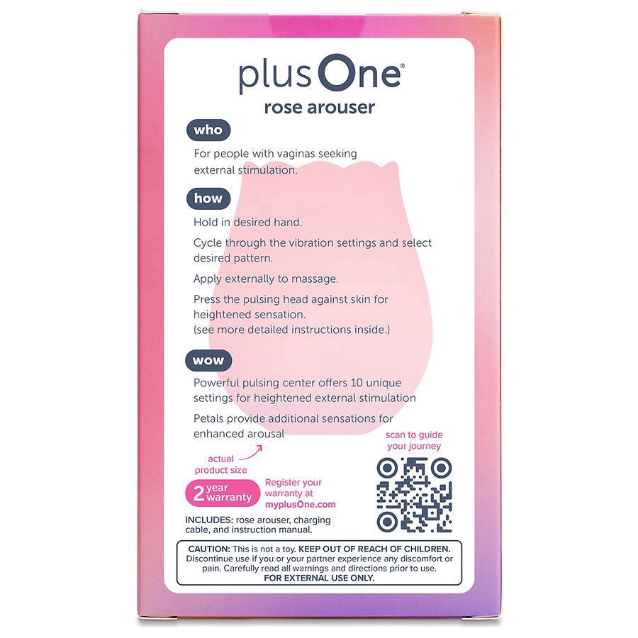 slide 5 of 5, plusOne Rose Arouser 1 ea, 1 ct