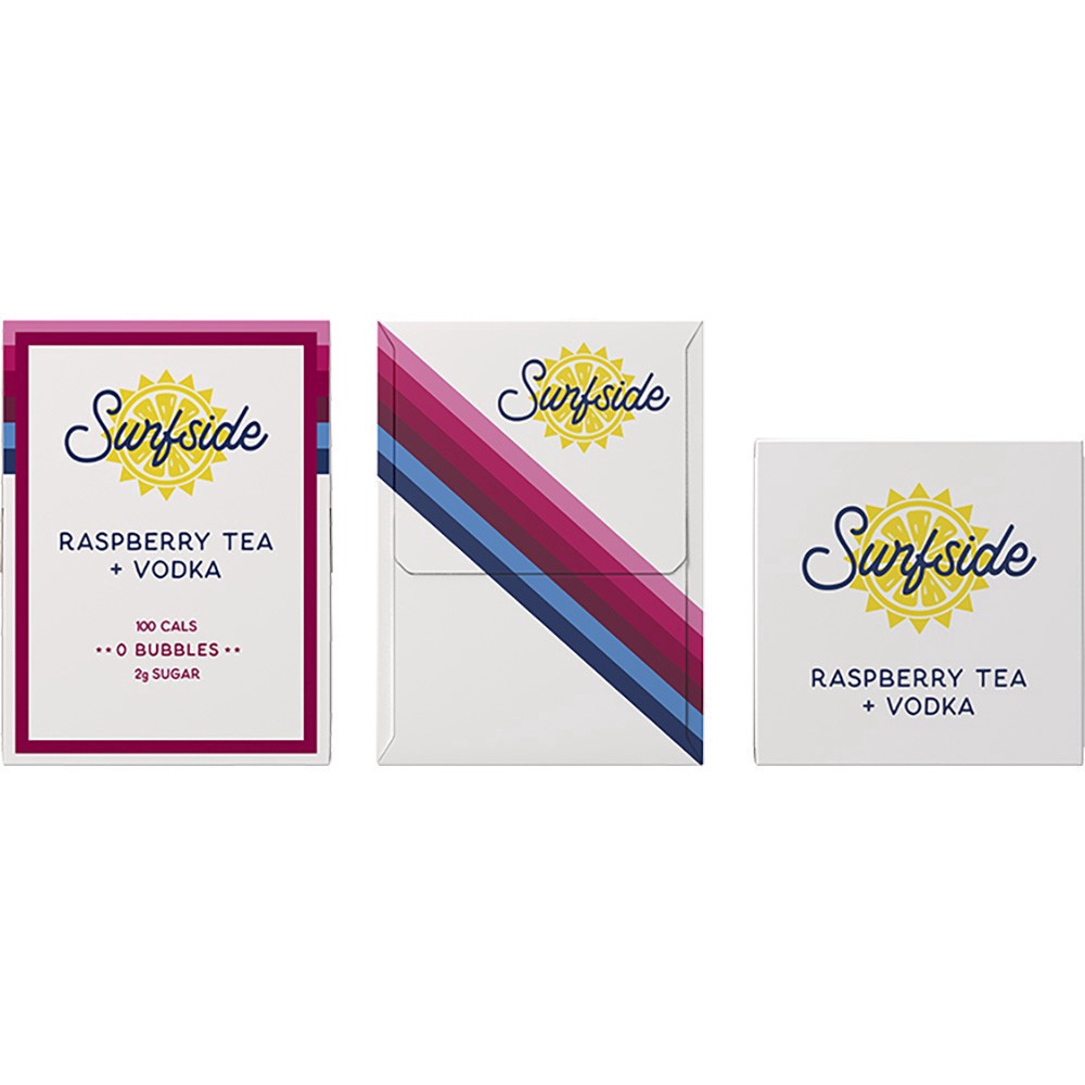 slide 1 of 1, Surfside Raspberry Tea - 4 ct, 4 ct; 12 oz