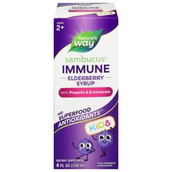 Nature's Way Sambucus Immune Elderberry Syrup for Kids - 4 fl oz