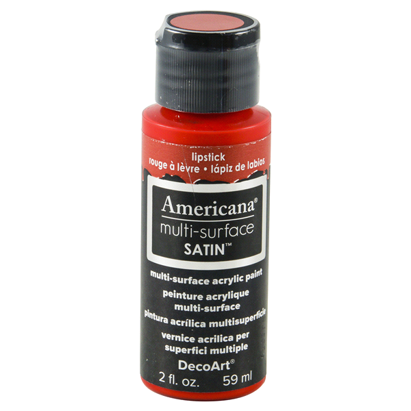 slide 1 of 4, Decoart Americana Multi-Surface Satin Acrylic Paint, 2 oz