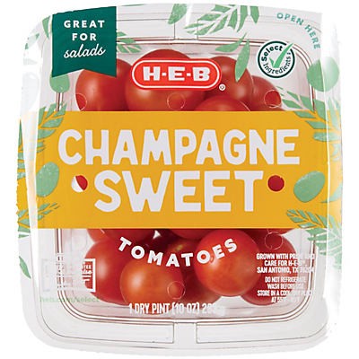 slide 1 of 1, H-E-B Champagne Sweet Tomatoes, 1 pint