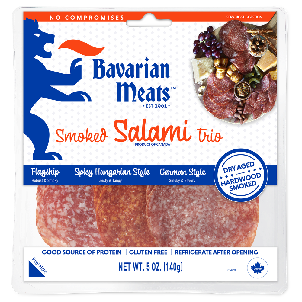 slide 1 of 2, Bavarian Meats Smoked Salami Trio - 5 Oz, 5 oz