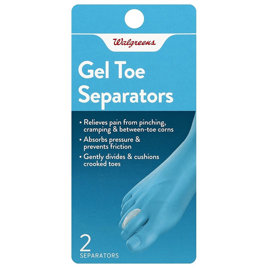 slide 1 of 3, Walgreens Gel Toe Separators, 2 ct