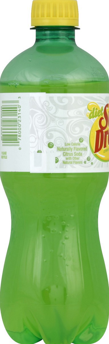 slide 9 of 10, Sun Drop Diet Sun Drop Citrus Soda, 20 fl oz bottle, 20 fl oz