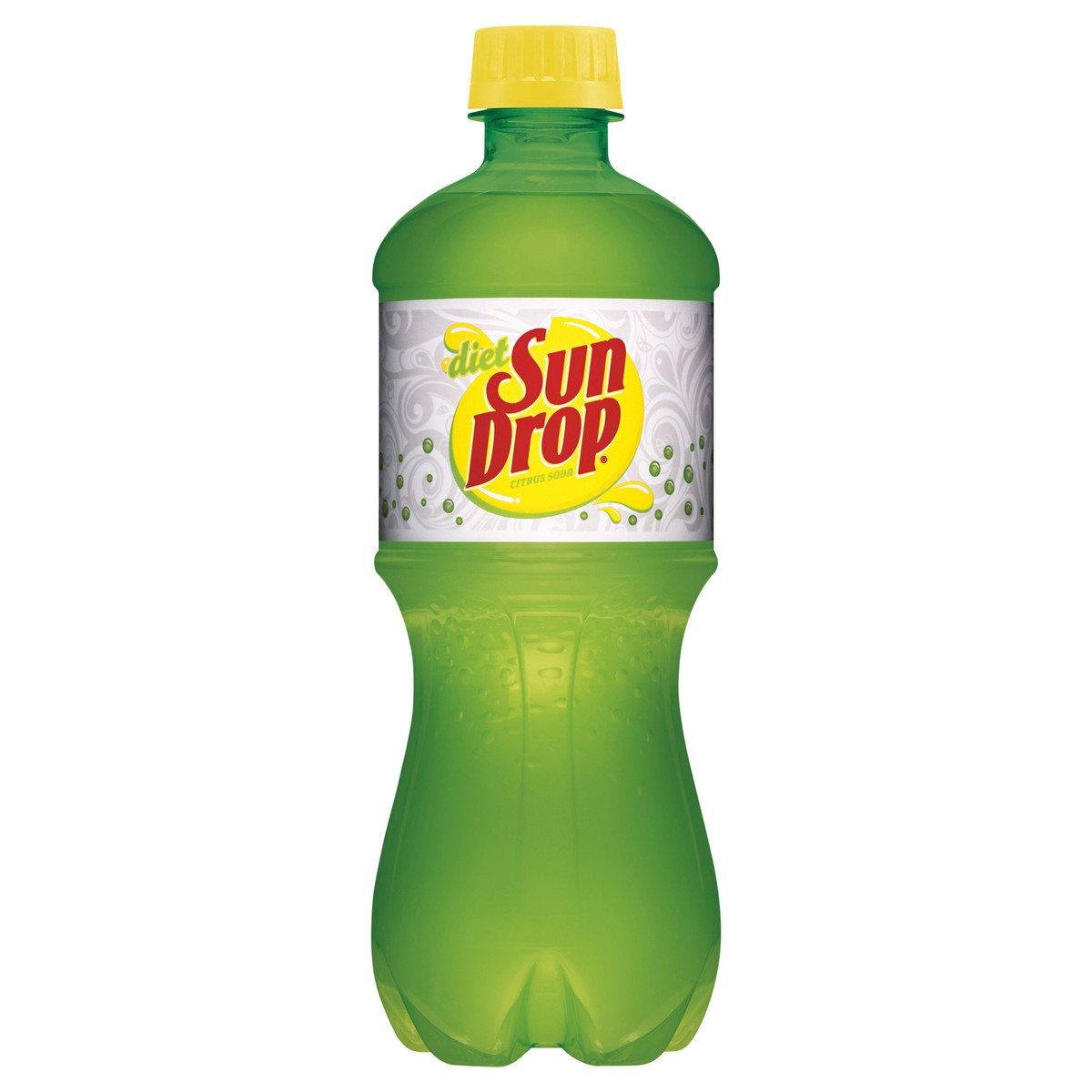 slide 1 of 10, Sun Drop Diet Sun Drop Citrus Soda, 20 fl oz bottle, 20 fl oz