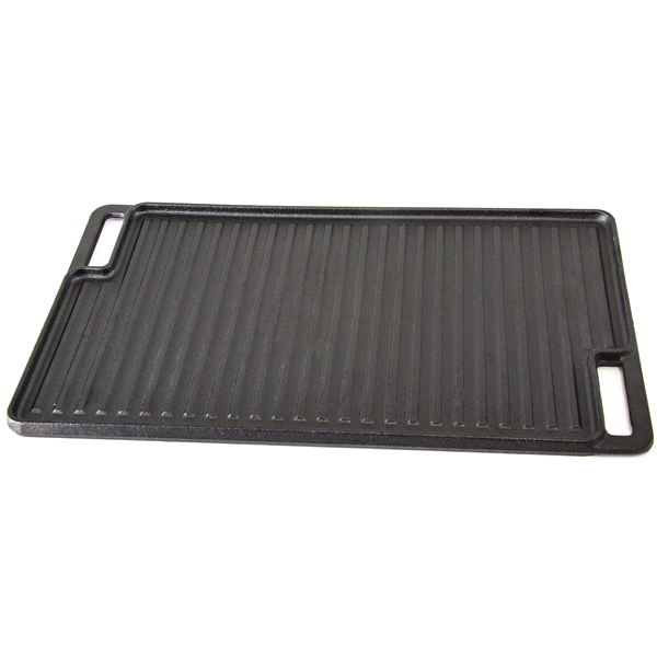 slide 1 of 1, Grand Gourmet Rectangular Griddle Black Cast Iron, 1 ct