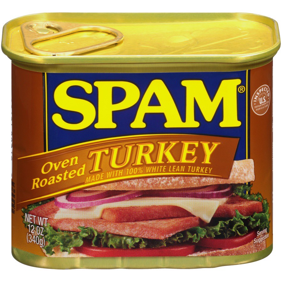 slide 1 of 8, SPAM Oven Roasted Turkey, 12 oz