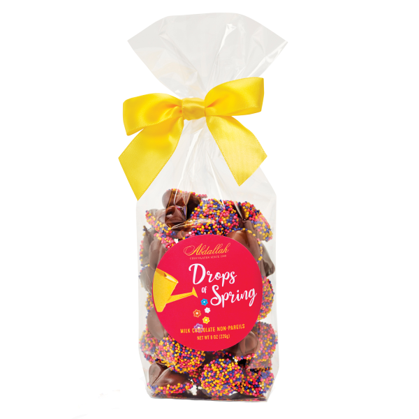 slide 1 of 1, Abdallah Candies Easter Drops Of Spring Non-Pareils Candies, 8 oz