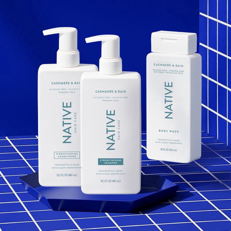 slide 2 of 7, Native Strengthening Cashmere & Rain Conditioner 16.5 fl oz, 16.50 fl oz