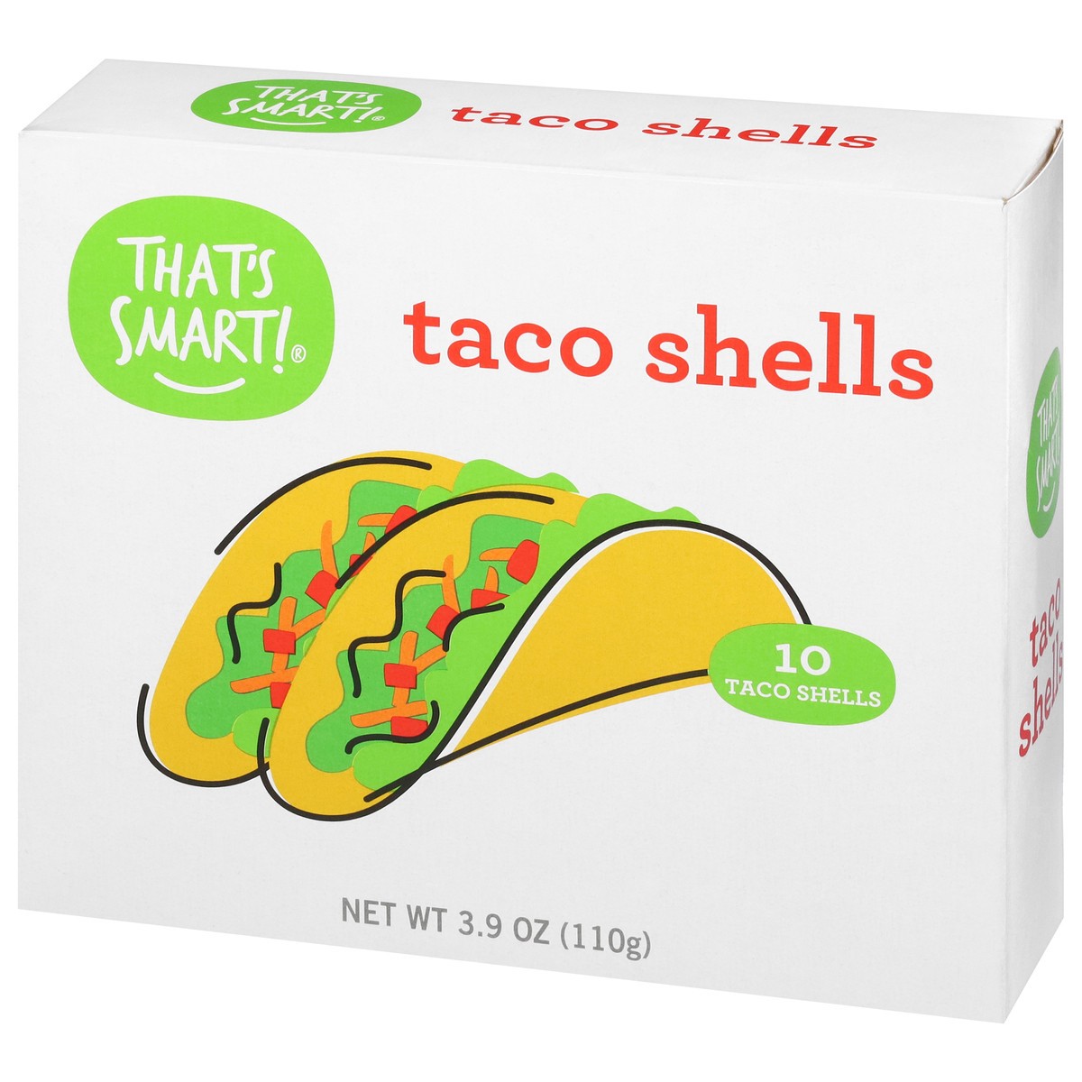 slide 10 of 15, That's Smart! Taco Shells 10 ea, 10 ct