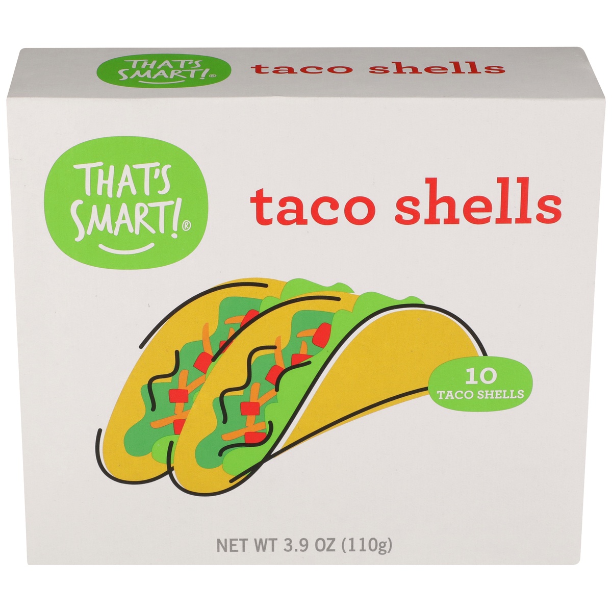 slide 1 of 1, That's Smart! Taco Shells, 3.9 oz