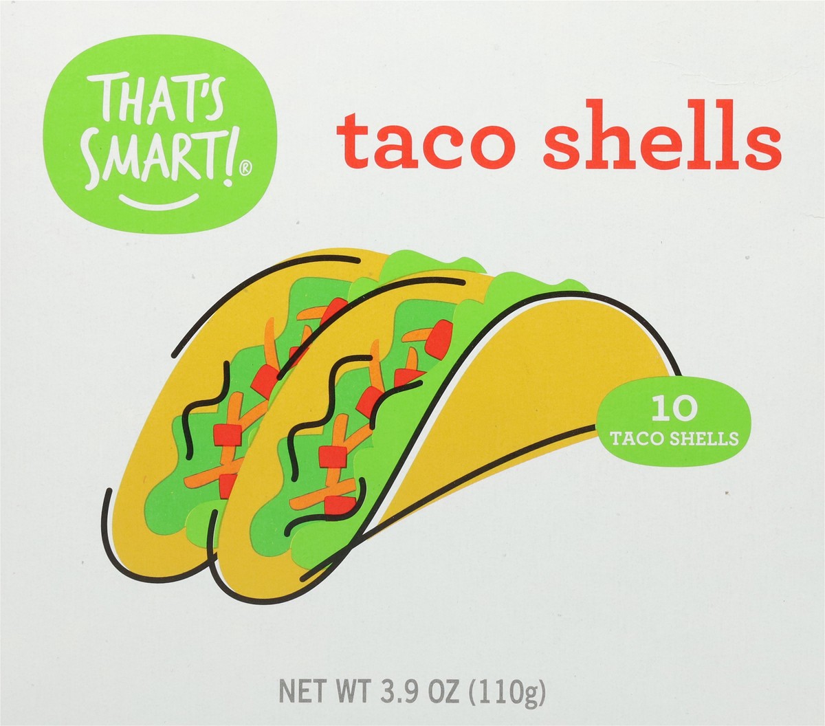 slide 7 of 15, That's Smart! Taco Shells 10 ea, 10 ct