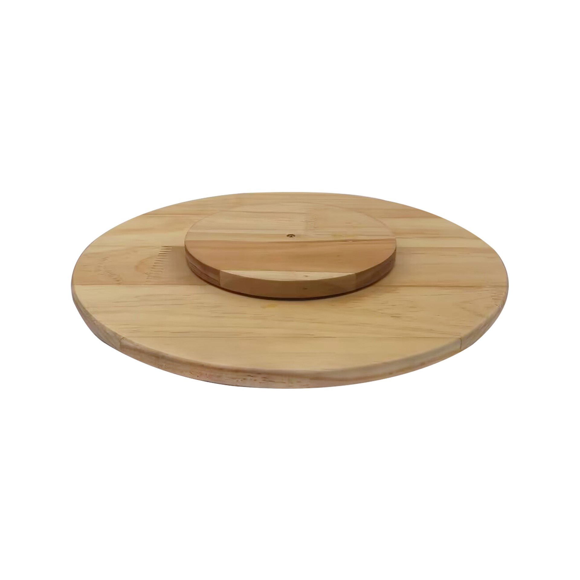 slide 6 of 6, 12" Pinewood Lazy Susan By Make Market, 11.8 in x 11.8 in x 0.9 in