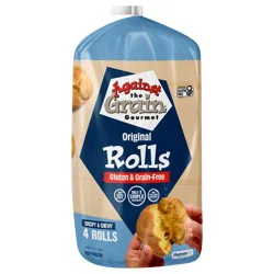 Against The Grain Frozen Original Rolls - 4 ct, 12.5 oz