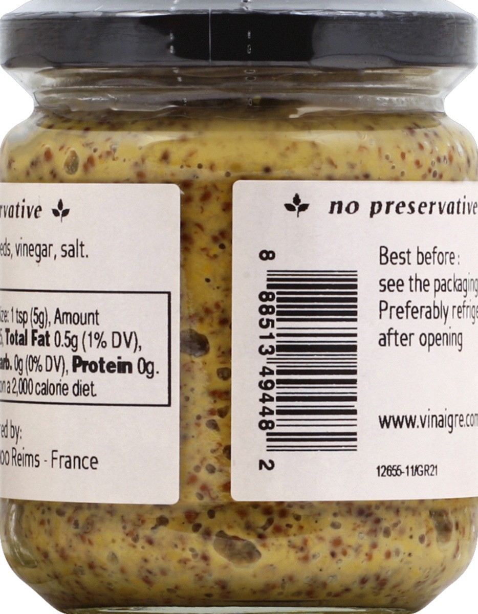 slide 3 of 7, Beaufor Whole Grain Mustard, 7.05 oz