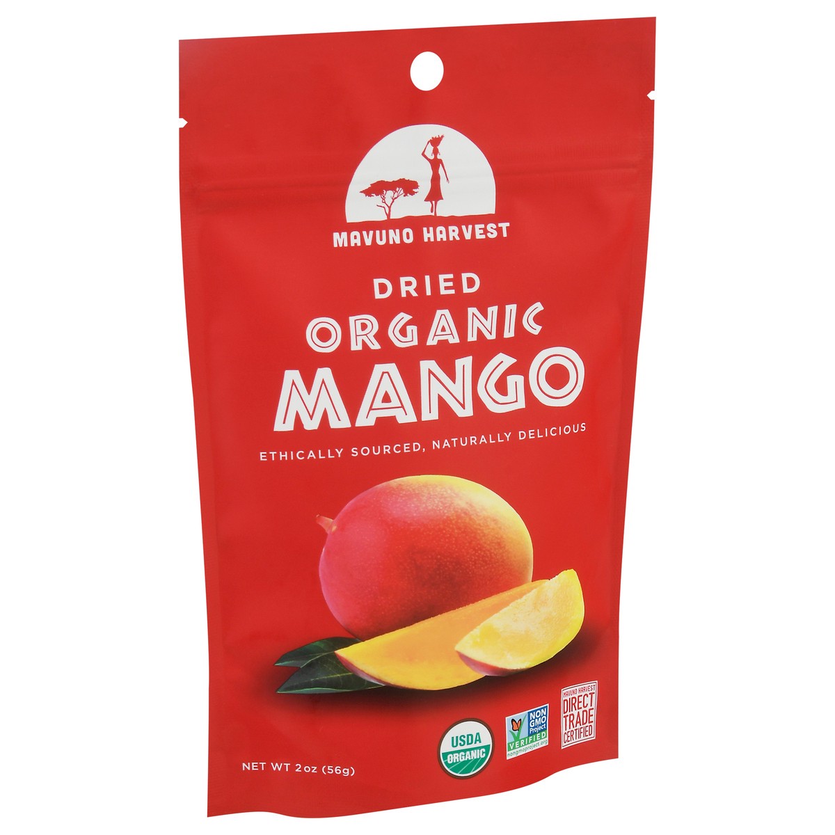 slide 4 of 9, Mavuno Harvest Dried Mango Organic, 2 oz