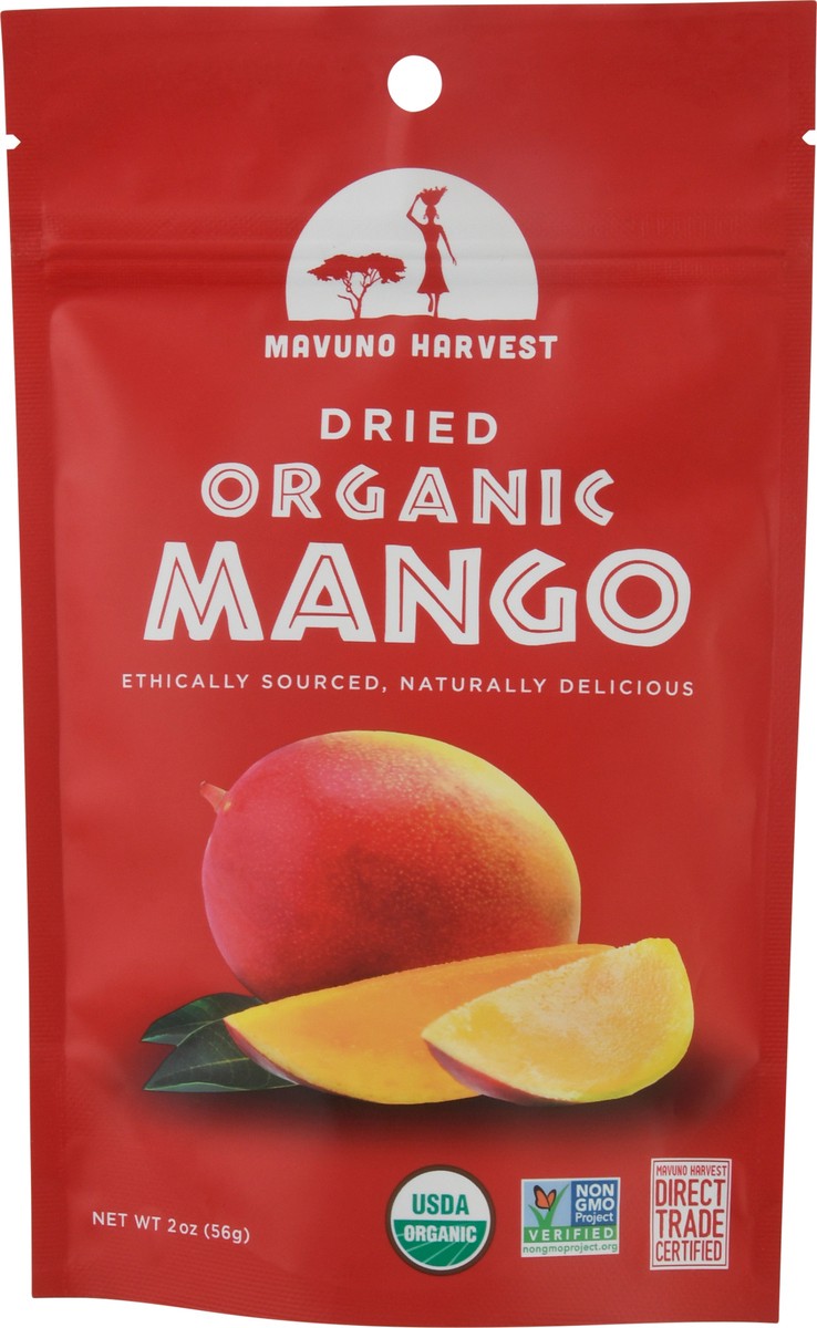 slide 1 of 9, Mavuno Harvest Dried Mango Organic, 2 oz