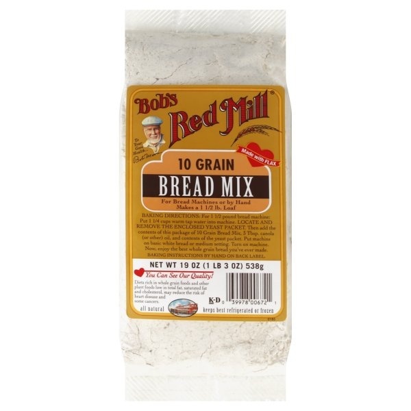 slide 1 of 5, Bob's Red Mill Bread Mix, 10 Grain, 19 oz