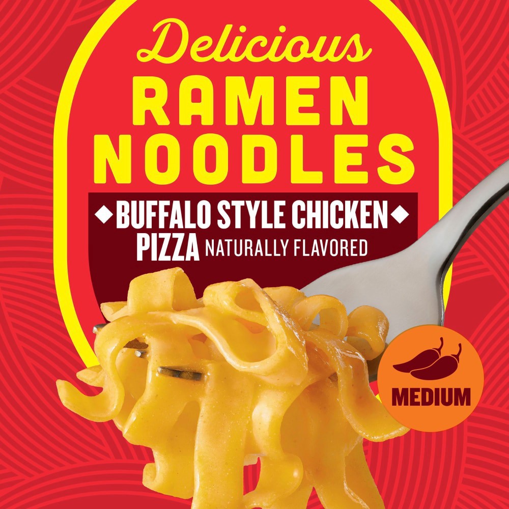 slide 2 of 6, Totino's Buffalo Style Chicken Pizza Flavor Ramen Noodles Soup Cup, 2.19 oz