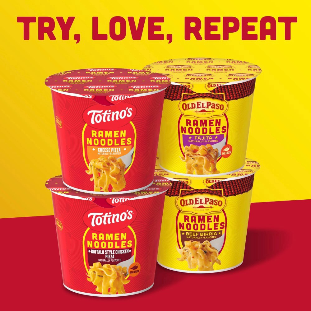 slide 6 of 6, Old El Paso Fajita Flavor Ramen Noodles Soup Cup, 2.12 oz