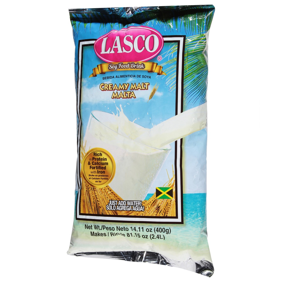 slide 5 of 14, Lasco Creamy Malt Malta Soy Food Drink - 14.11 oz, 14.11 oz