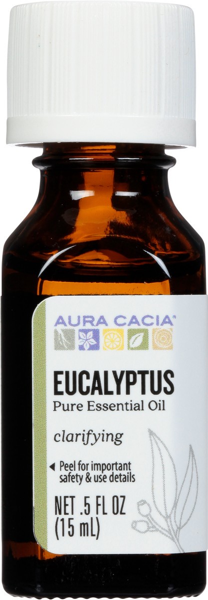 slide 6 of 13, Aura Cacia Eucalyptus Essential Oil, 0.5 oz