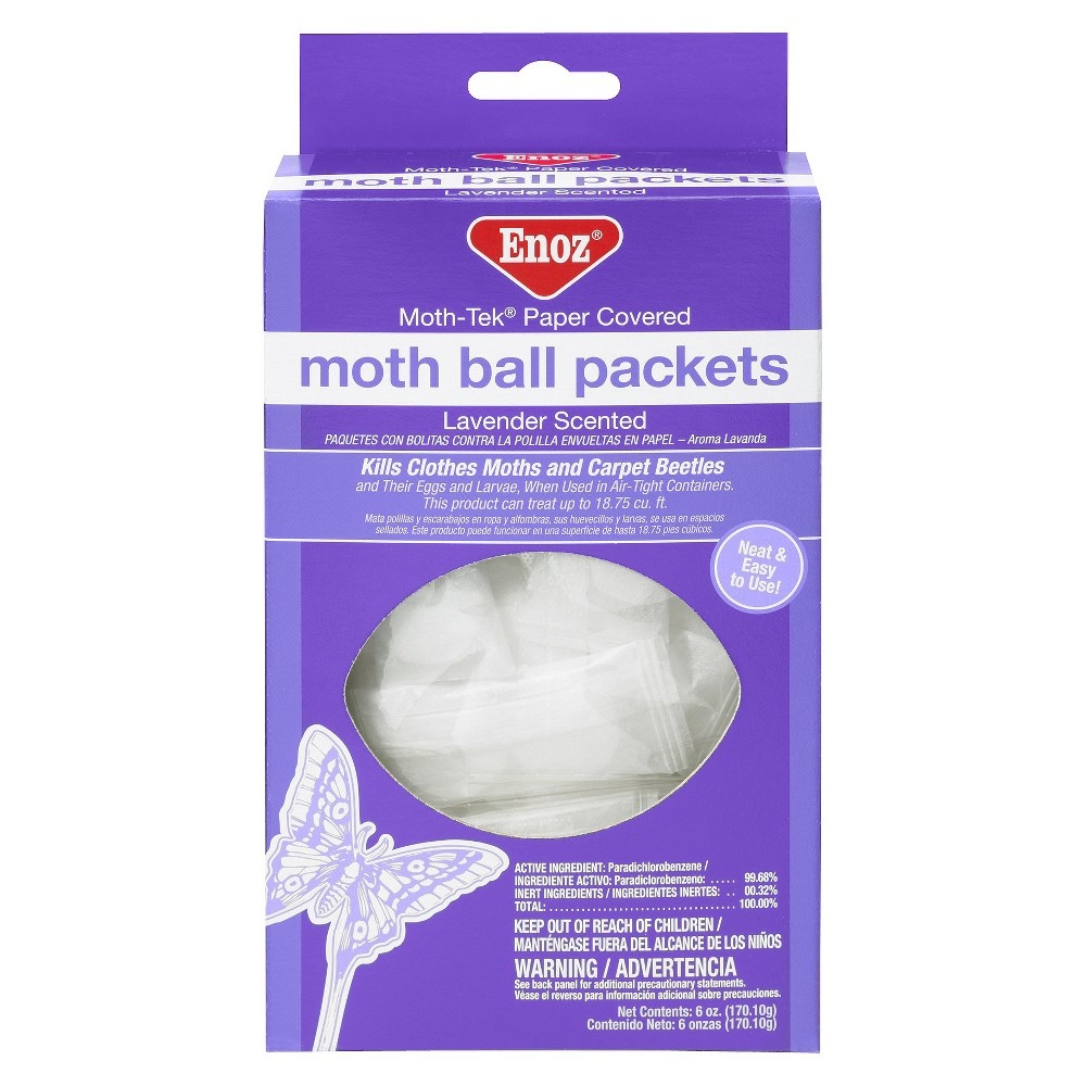 slide 2 of 2, Enoz Lavender Scented Moth Ball Packets, 6 oz