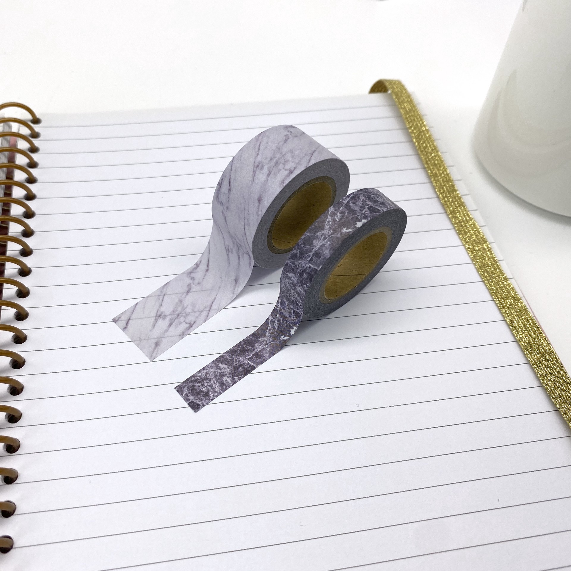 slide 3 of 4, Marble Washi Tape Set By Recollections, includes 2 styles