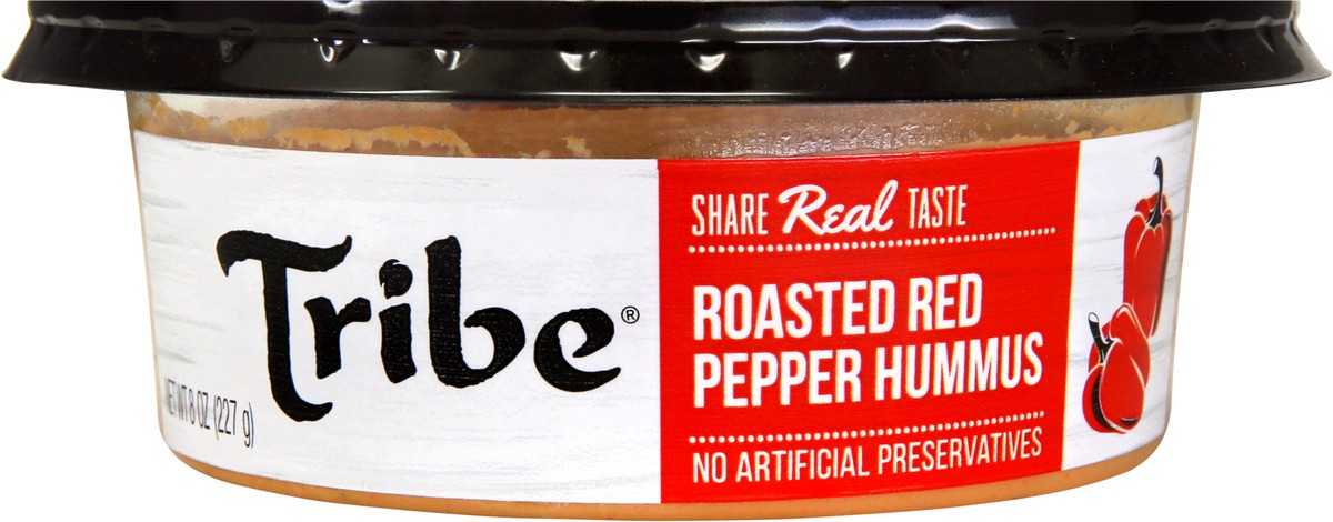 slide 8 of 9, Tribe Roasted Red Pepper Hummus, 8 oz