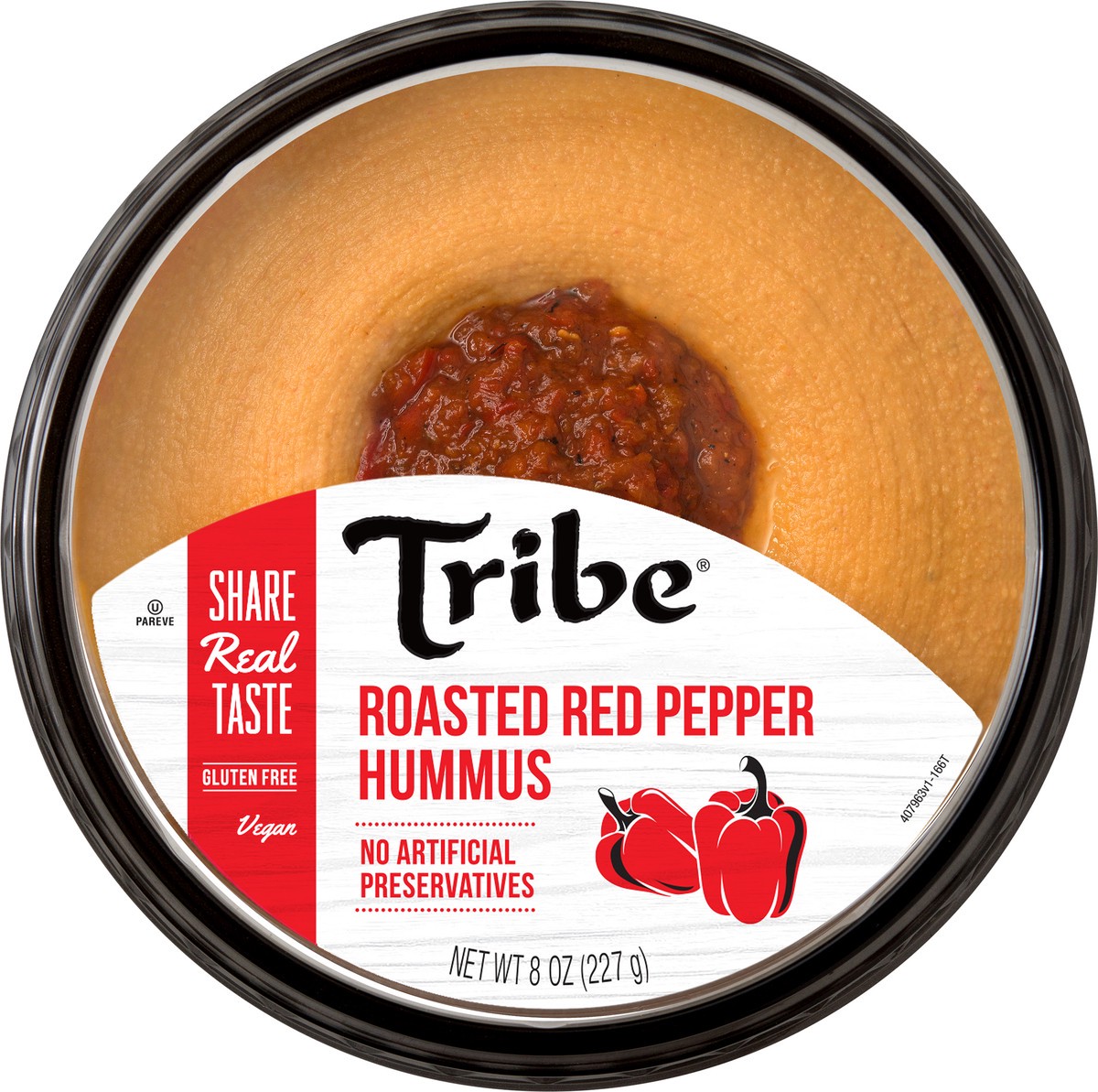 slide 7 of 9, Tribe Roasted Red Pepper Hummus, 8 oz