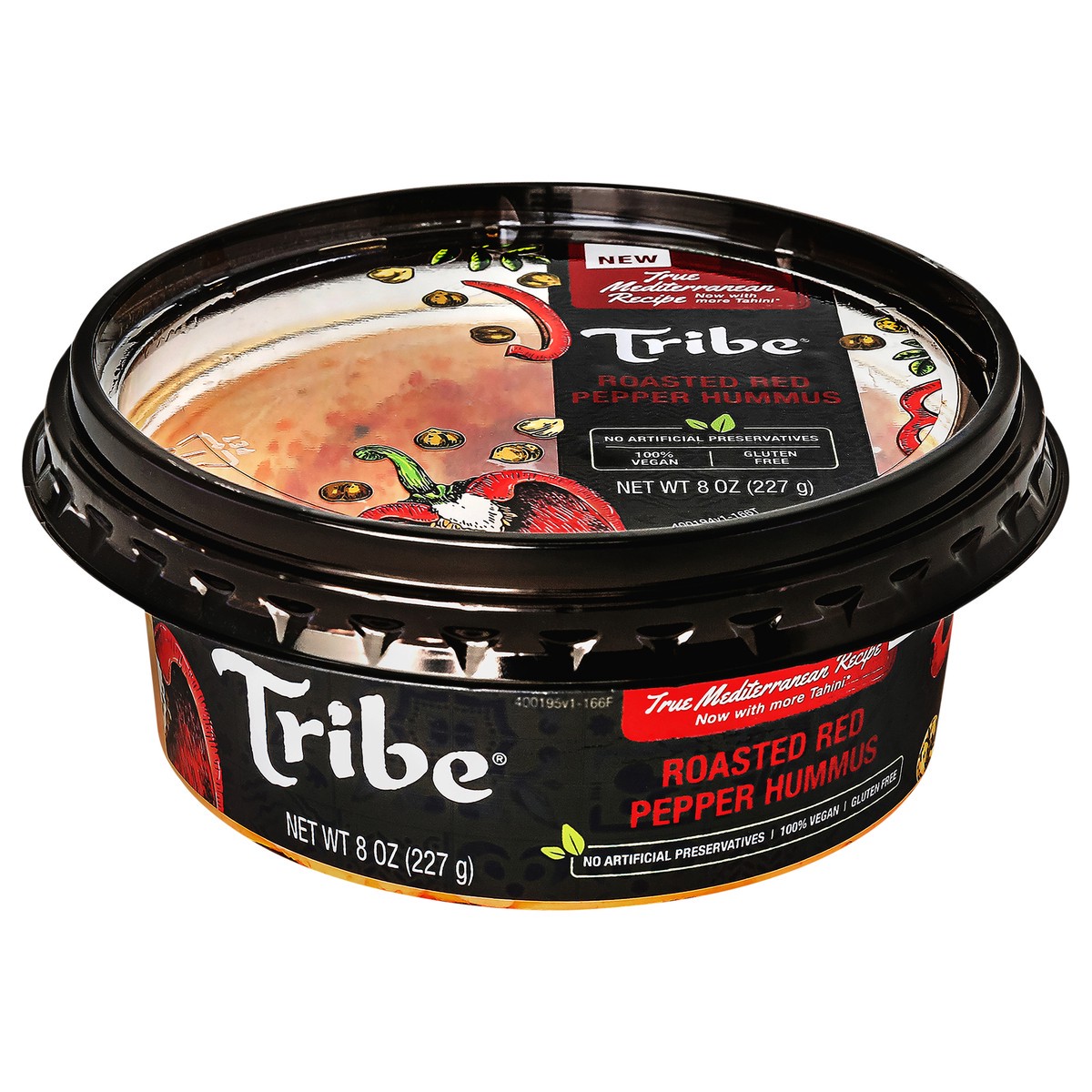 slide 1 of 9, Tribe Roasted Red Pepper Hummus, 8 oz