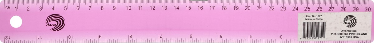 slide 7 of 10, AVA Ruler 1 ea, 1 ct