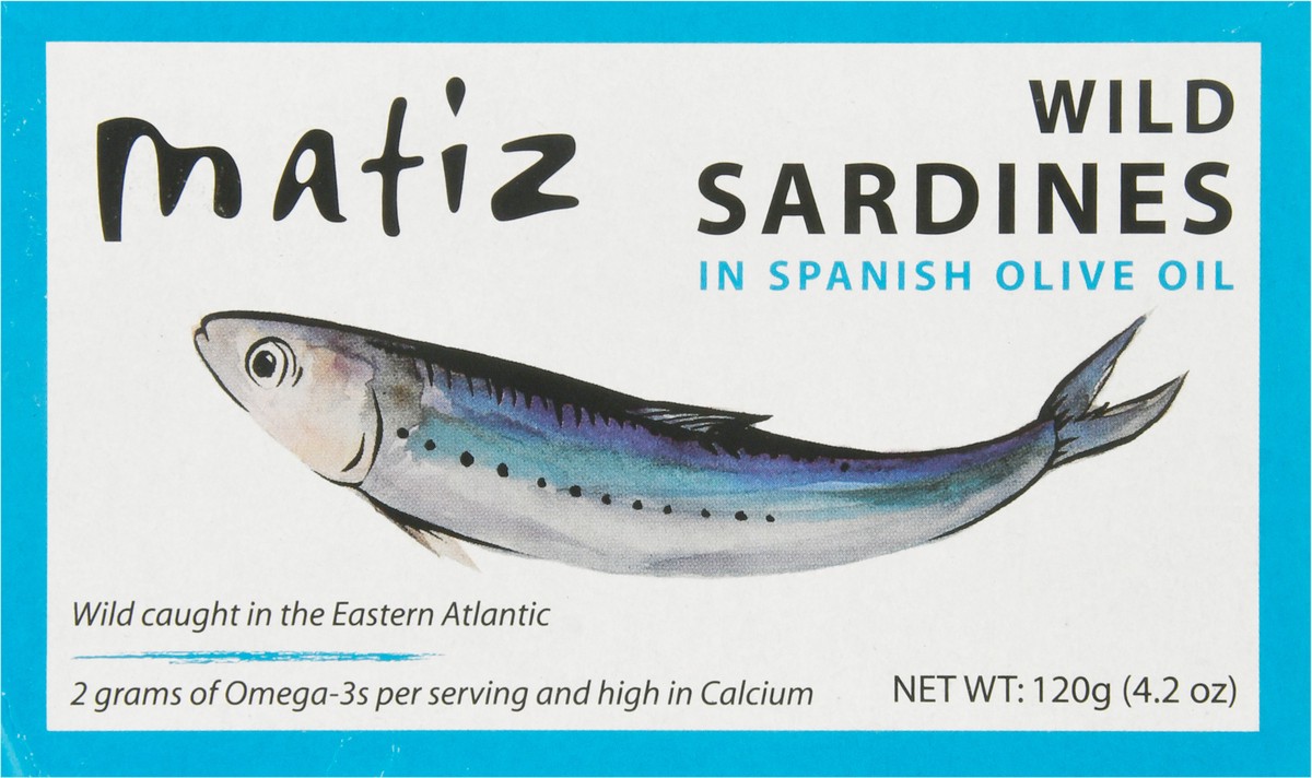 slide 1 of 9, Matiz Gallego Sardines In Olive Oil - 4.2 Oz, 4.2 oz