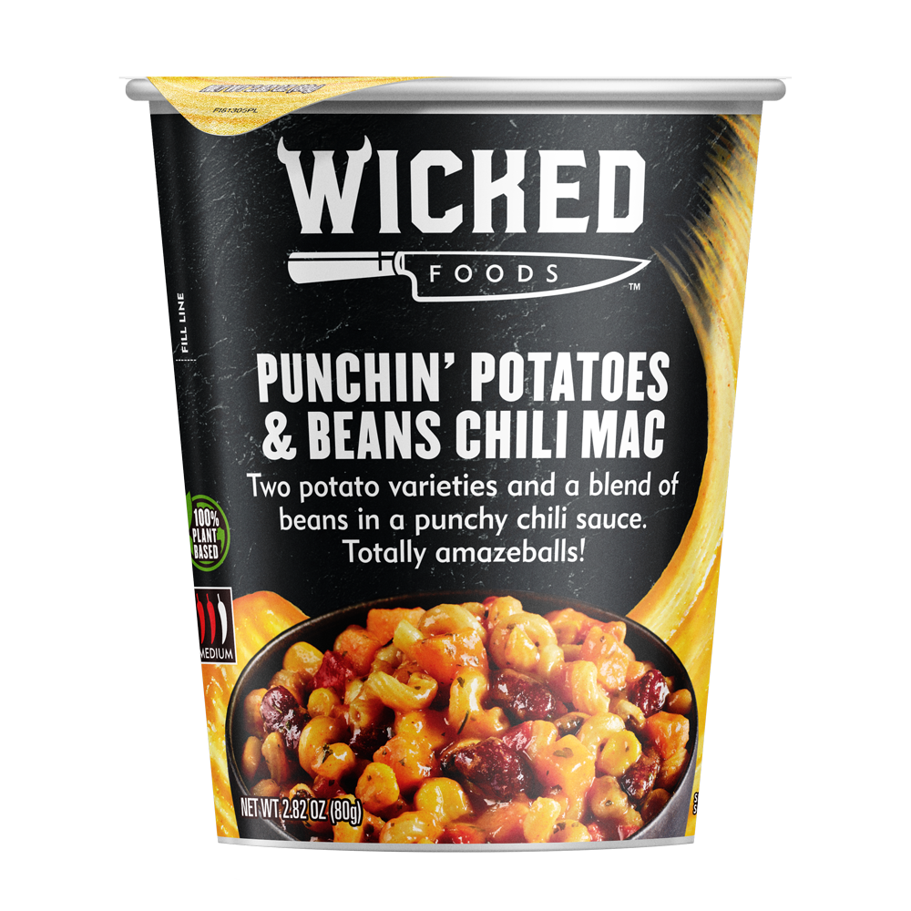 slide 1 of 4, Wicked Kitchen Foods Punchin` Potato Chili Mac, 2.82 oz