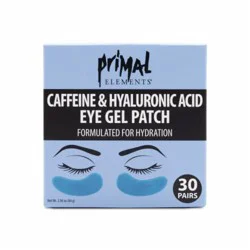 Primal Elements Caffeine & Hyaluronic Acid Eye Patches, 30 pk