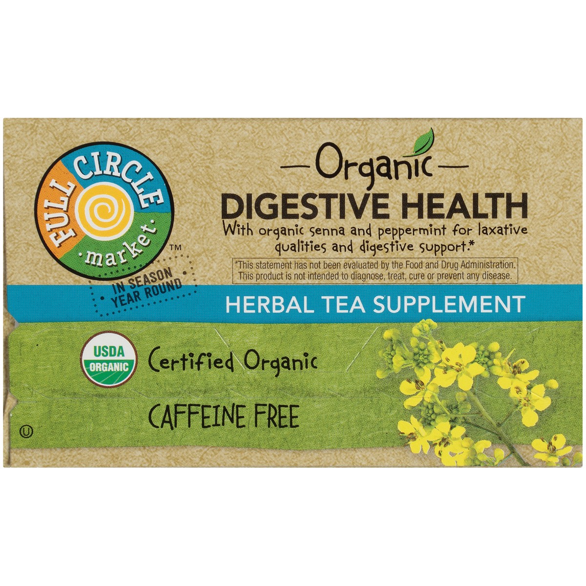 slide 6 of 9, Full Circle Market Tea Bags Functional Digestive Health, 16 ct; 1.13 oz