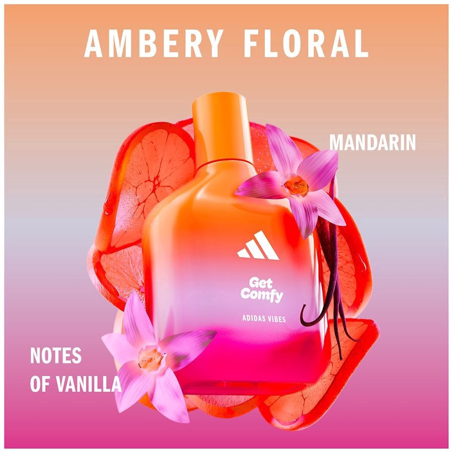slide 3 of 5, Adidas Get Comfy Fragrance Eau De Parfum, 1.6 fl oz